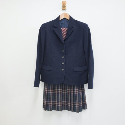 【中古】岡山県 岡山県立岡山操山高等学校 女子制服 3点（ブレザー・スカート）sf019662