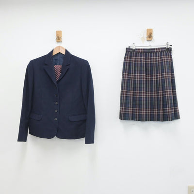 【中古】岡山県 岡山県立岡山操山高等学校 女子制服 3点（ブレザー・スカート）sf019662