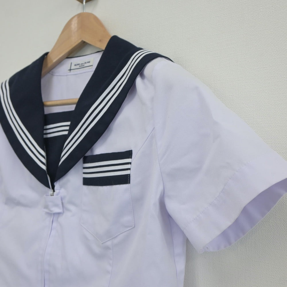 【中古】秋田県 大仙市立大曲中学校 女子制服 2点（セーラー服）sf019672