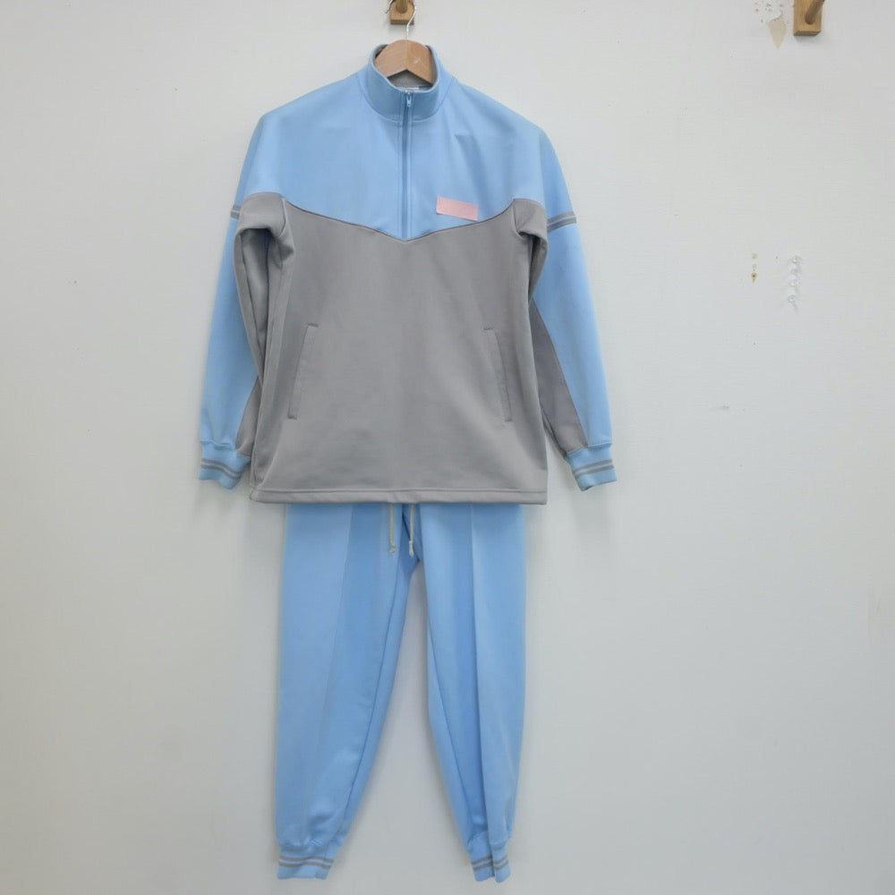 【中古】埼玉県 岸中学校 女子制服 4点（ジャージ 上・ジャージ 下・体操服 上・体操服 下）sf019677