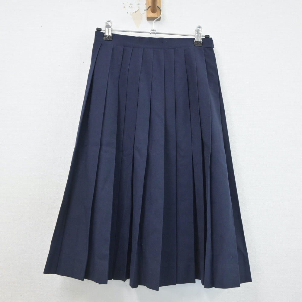 【中古】埼玉県 岸中学校 女子制服 2点（ブレザー・スカート）sf019678