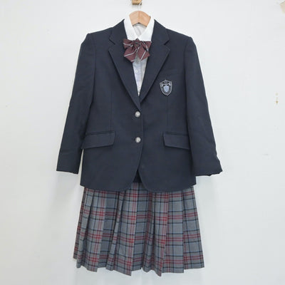 【中古】東京都 東京女子学園中学校 女子制服 4点（ブレザー・シャツ・スカート）sf019681