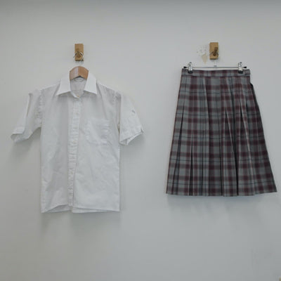 【中古】東京都 東京女子学園中学校 女子制服 3点（シャツ・スカート）sf019682