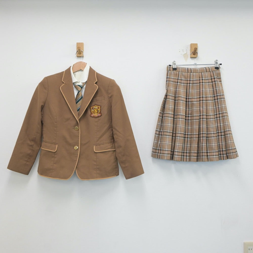 中古制服】栃木県 作新学院高等学校 女子制服 5点（ブレザー・シャツ・ベスト・スカート）sf019688【リサイクル学生服】 | 中古制服通販パレイド