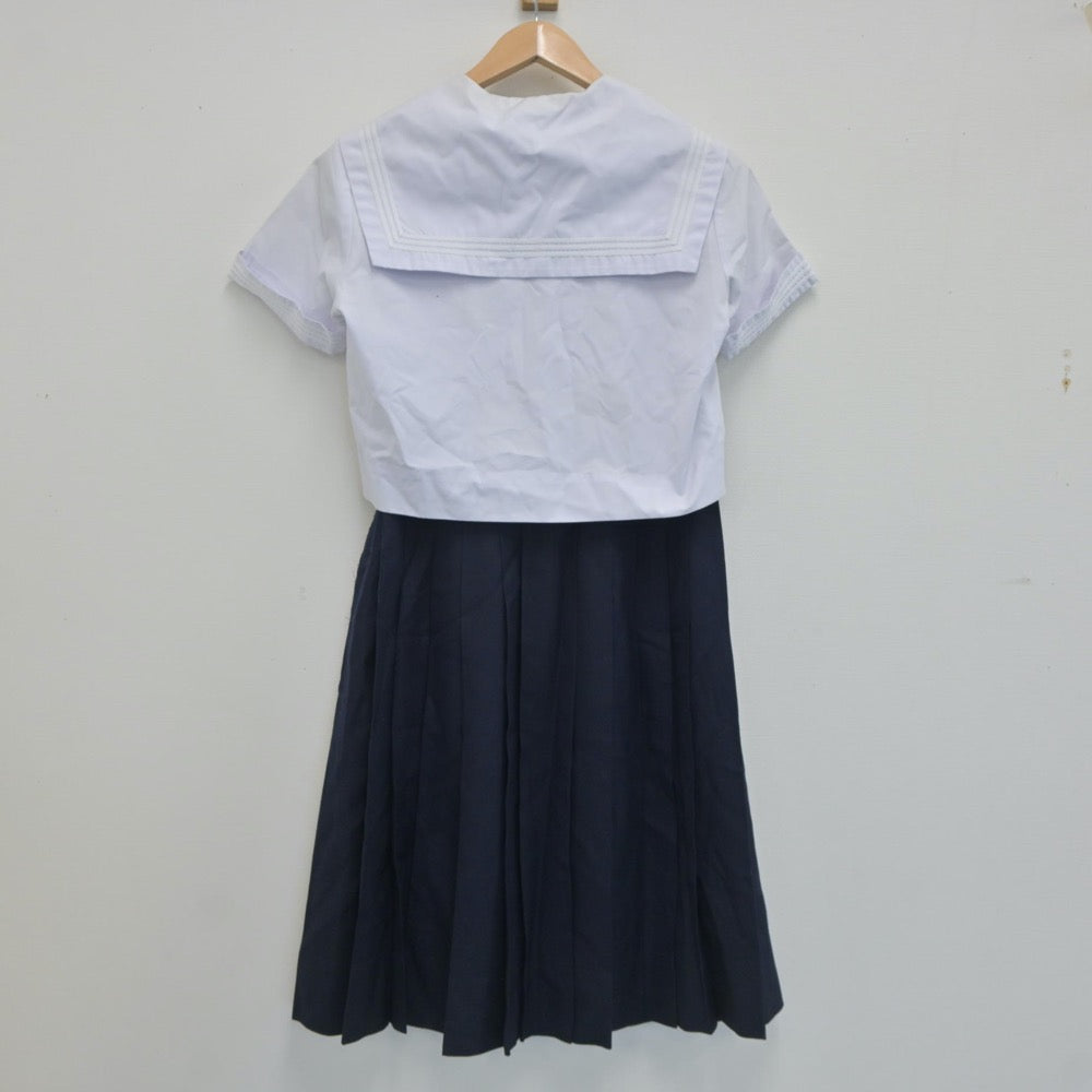 【中古】大阪府 大谷中学校・高等学校 女子制服 3点（セーラー服・スカート）sf019698