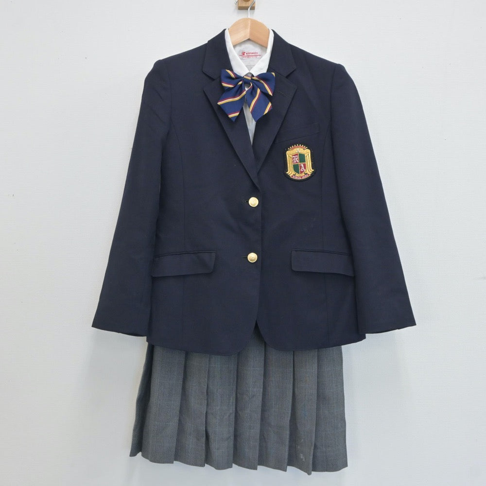 【中古】埼玉県 熊谷農業高等学校 女子制服 4点（ブレザー・シャツ・スカート）sf019701