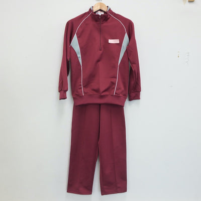 【中古】埼玉県 熊谷農業高等学校 女子制服 2点（ジャージ 上・ジャージ 下）sf019703