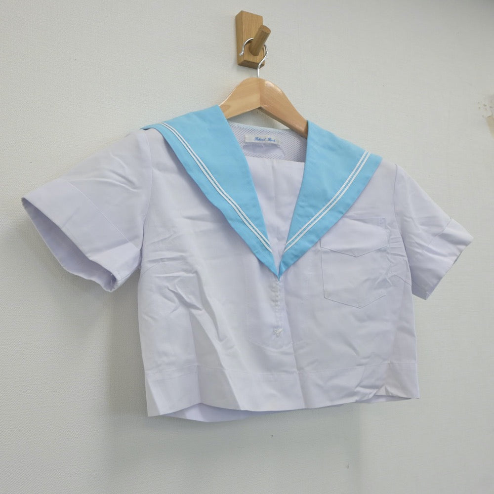 【中古】大阪府 夕陽丘高等学校 女子制服 1点（セーラー服）sf019707