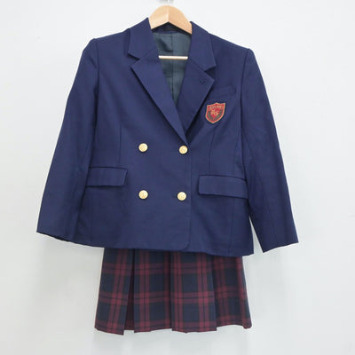 【中古】埼玉県 浦和学院高等学校 女子制服 3点（ブレザー・スカート）sf019712