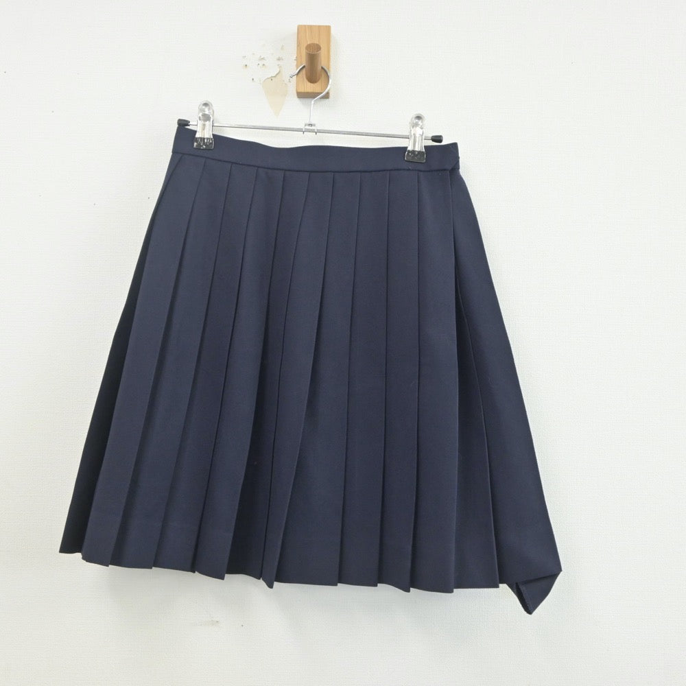 【中古】千葉県 八千代高等学校 女子制服 2点（ベスト・スカート）sf019717