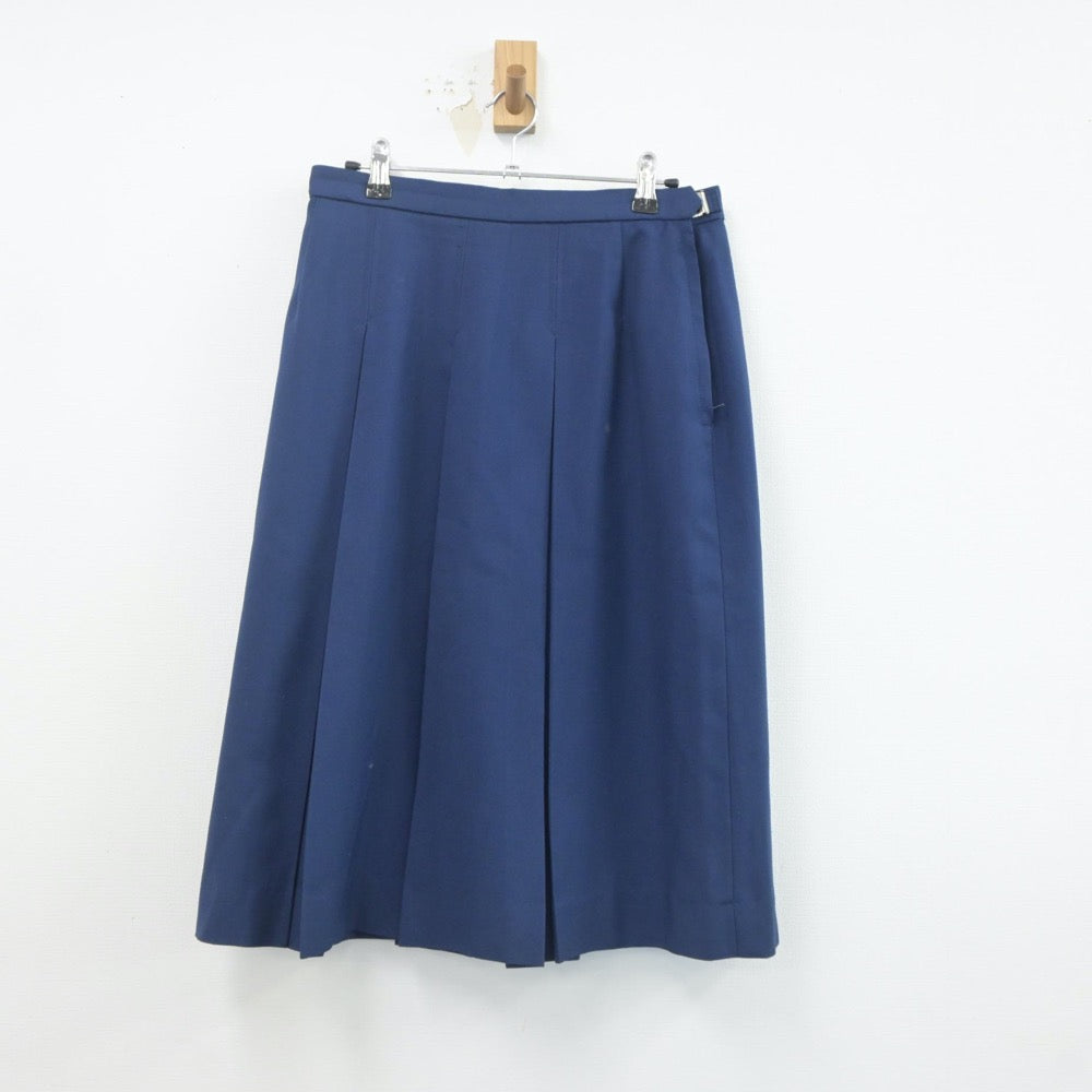 【中古】千葉県 坪井中学校 女子制服 3点（スカート・スカート）sf019718