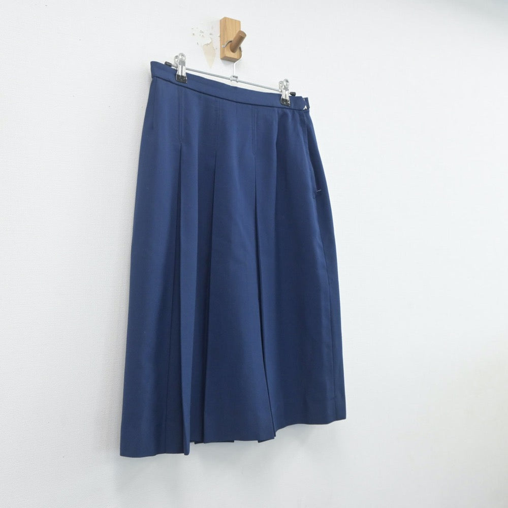 【中古】千葉県 坪井中学校 女子制服 3点（スカート・スカート）sf019718