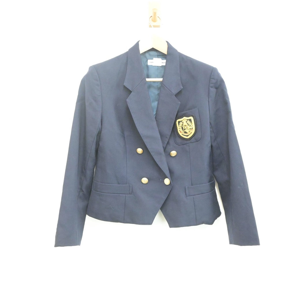 【中古】東京都 鶴川高等学校 女子制服 2点（ブレザー・ベスト）sf019722