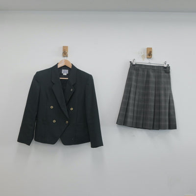 【中古】東京都 向陽台高等学校 女子制服 4点（ブレザー・ニットベスト・スカート）sf019724