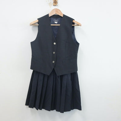 【中古】埼玉県 栄東高等学校 女子制服 3点（ブレザー・ベスト・スカート）sf019728