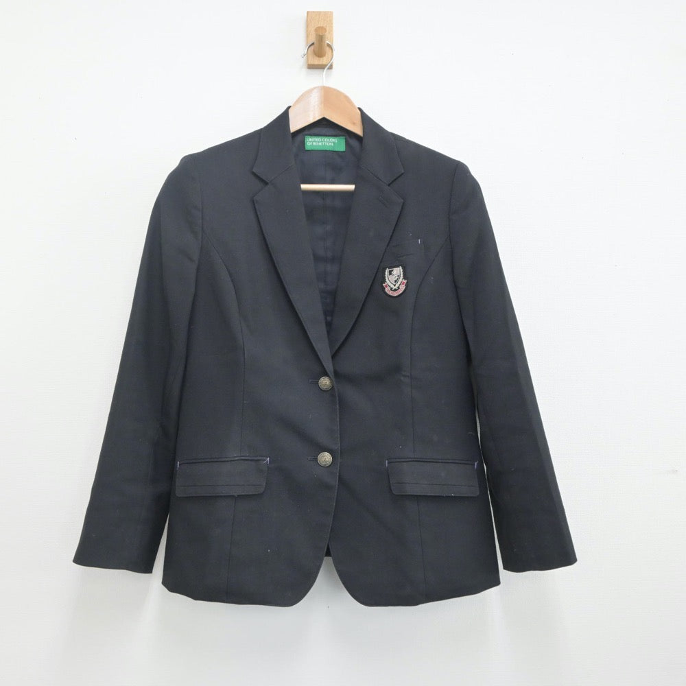 【中古】長崎県 西海学園高等学校 女子制服 3点（ブレザー・スカート）sf019763