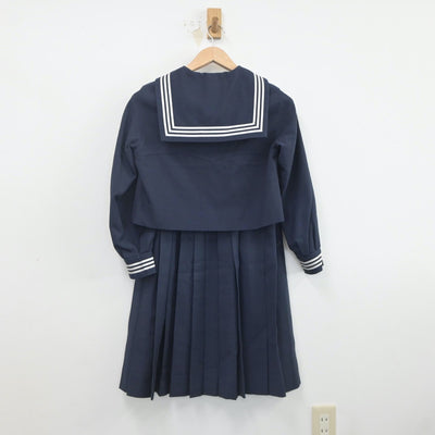 【中古】東京都 共立女子中学高等学校 女子制服 2点（セーラー服・スカート）sf019765