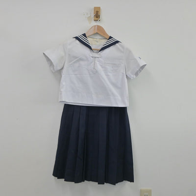 【中古】東京都 共立女子中学高等学校 女子制服 3点（セーラー服・スカート）sf019766