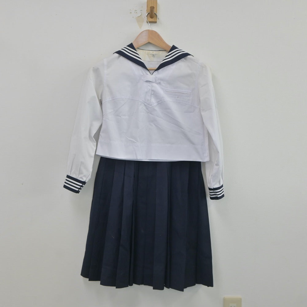 【中古】東京都 共立女子中学高等学校 女子制服 3点（セーラー服・スカート）sf019766