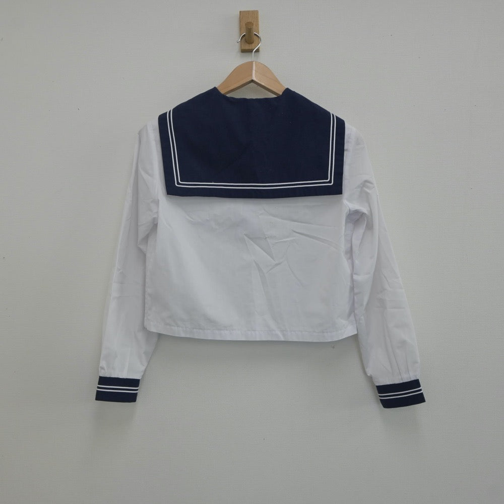 【中古】山形県 天童第一中学校 女子制服 4点（セーラー服）sf019770