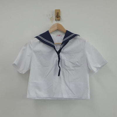 【中古】山形県 天童第一中学校 女子制服 4点（セーラー服）sf019770