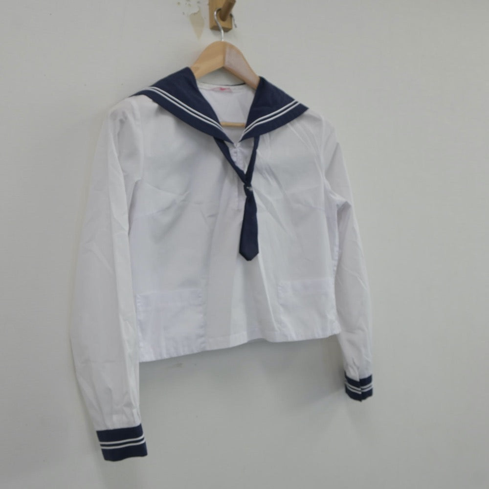 【中古】山形県 天童第一中学校 女子制服 2点（セーラー服）sf019771