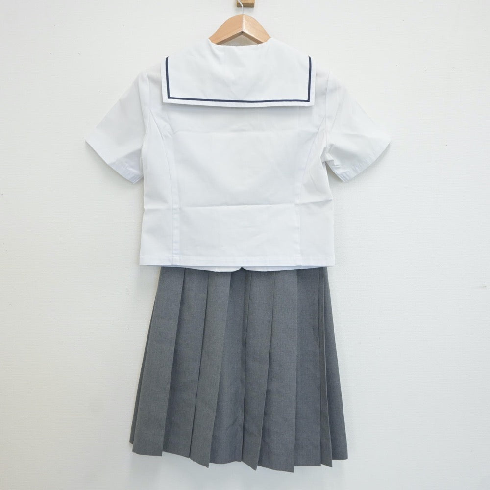 【中古】福岡県 東筑紫学園高等学校 女子制服 4点（セーラー服・スカート）sf019777