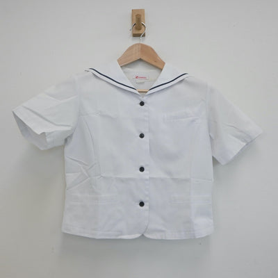 【中古】福岡県 東筑紫学園高等学校 女子制服 2点（セーラー服）sf019778