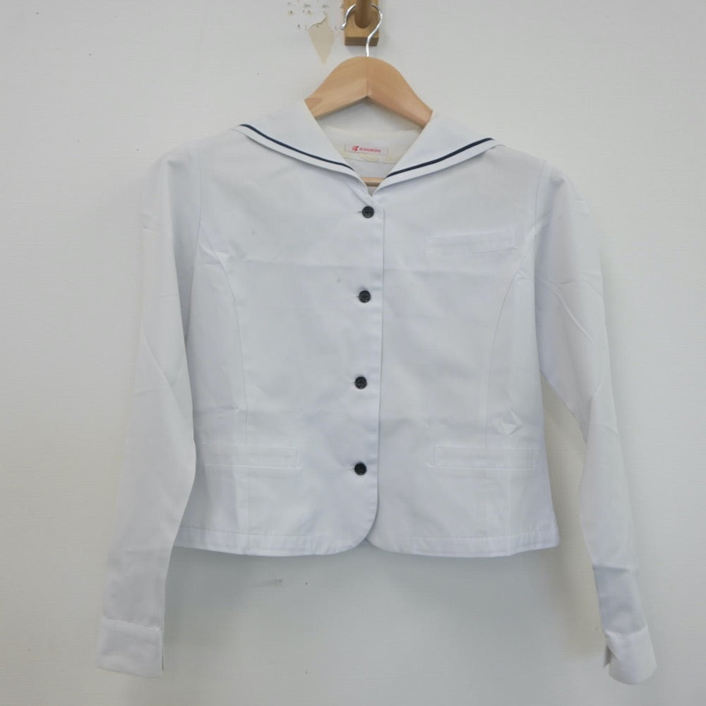 【中古】福岡県 東筑紫学園高等学校 女子制服 2点（セーラー服）sf019778