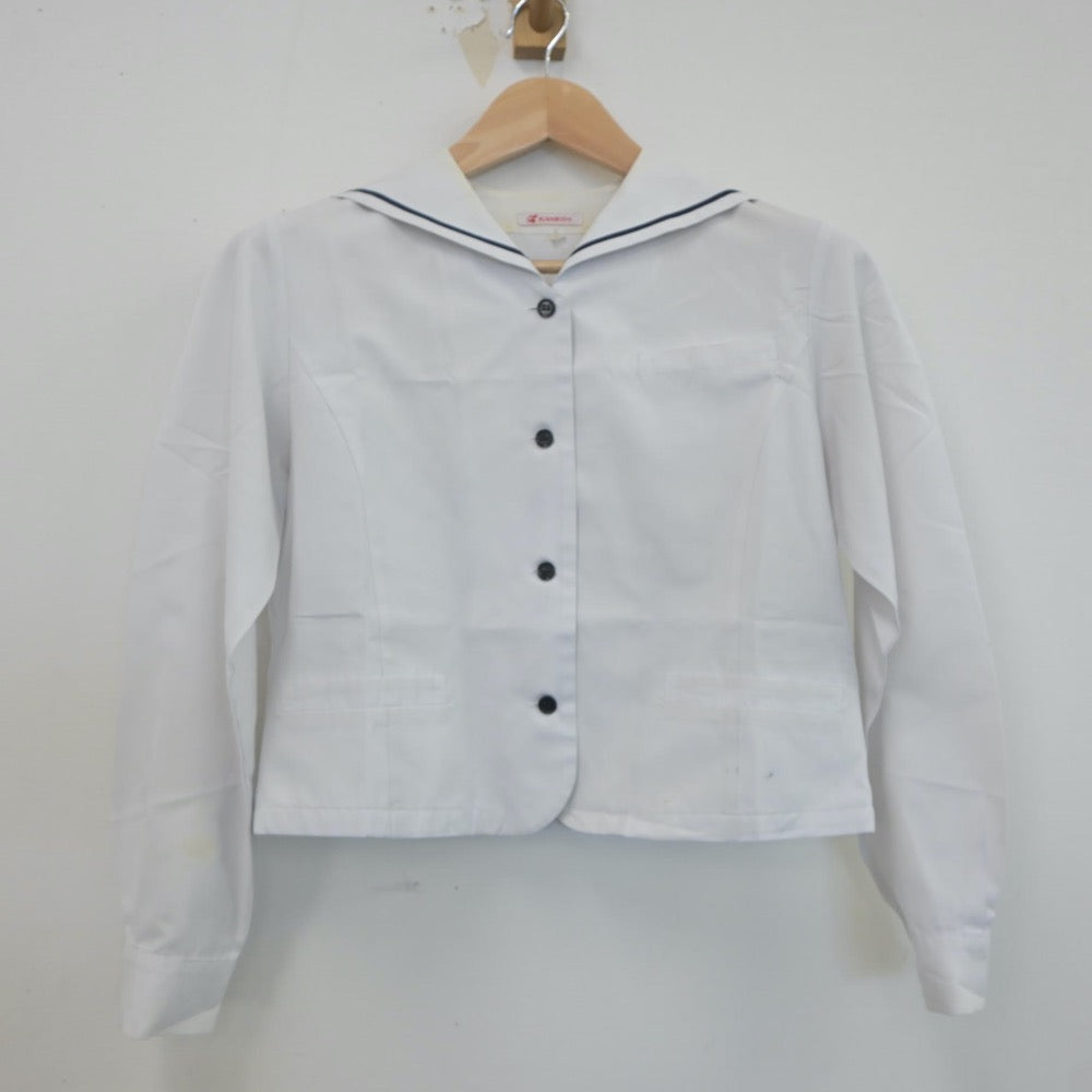 【中古】福岡県 東筑紫学園高等学校 女子制服 2点（セーラー服）sf019779