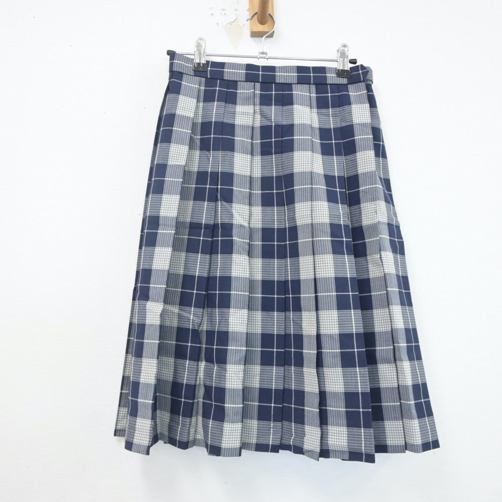 【中古】東京都 三輪田学園中学校・高等学校 女子制服 3点（ニットベスト・シャツ・スカート）sf019783