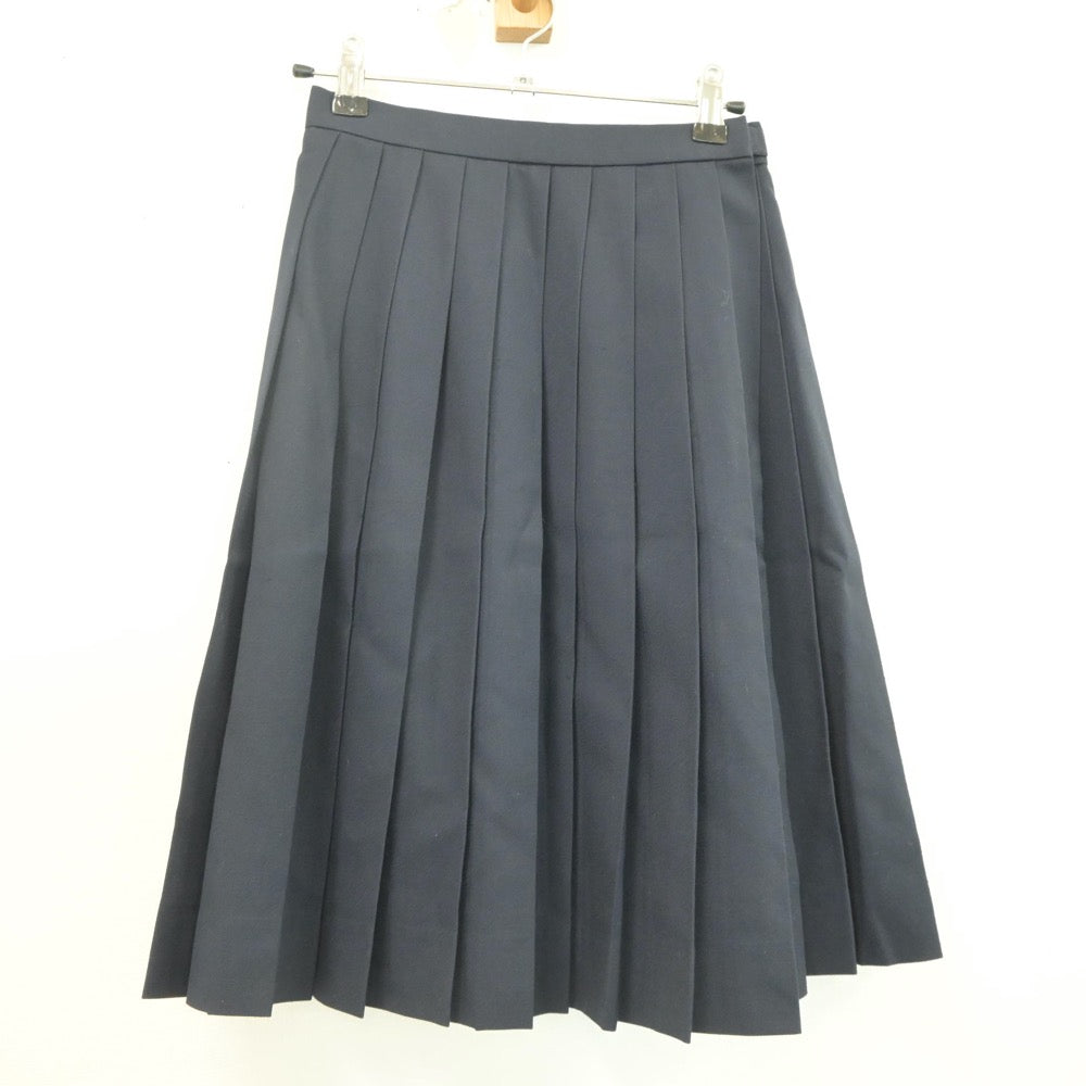 【中古】秋田県 大仙市立大曲中学校 女子制服 3点（セーラー服・スカート）sf019790