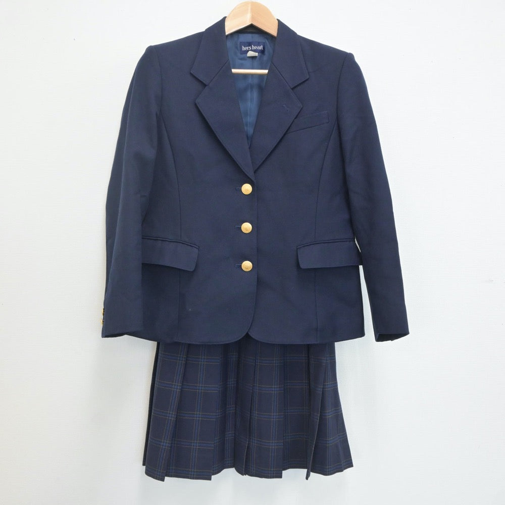 【中古】北海道 北海道東商業高等学校 女子制服 3点（ブレザー・ニットベスト・スカート）sf019792