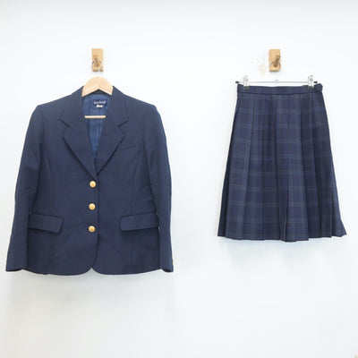 【中古】北海道 北海道東商業高等学校 女子制服 3点（ブレザー・ニットベスト・スカート）sf019792