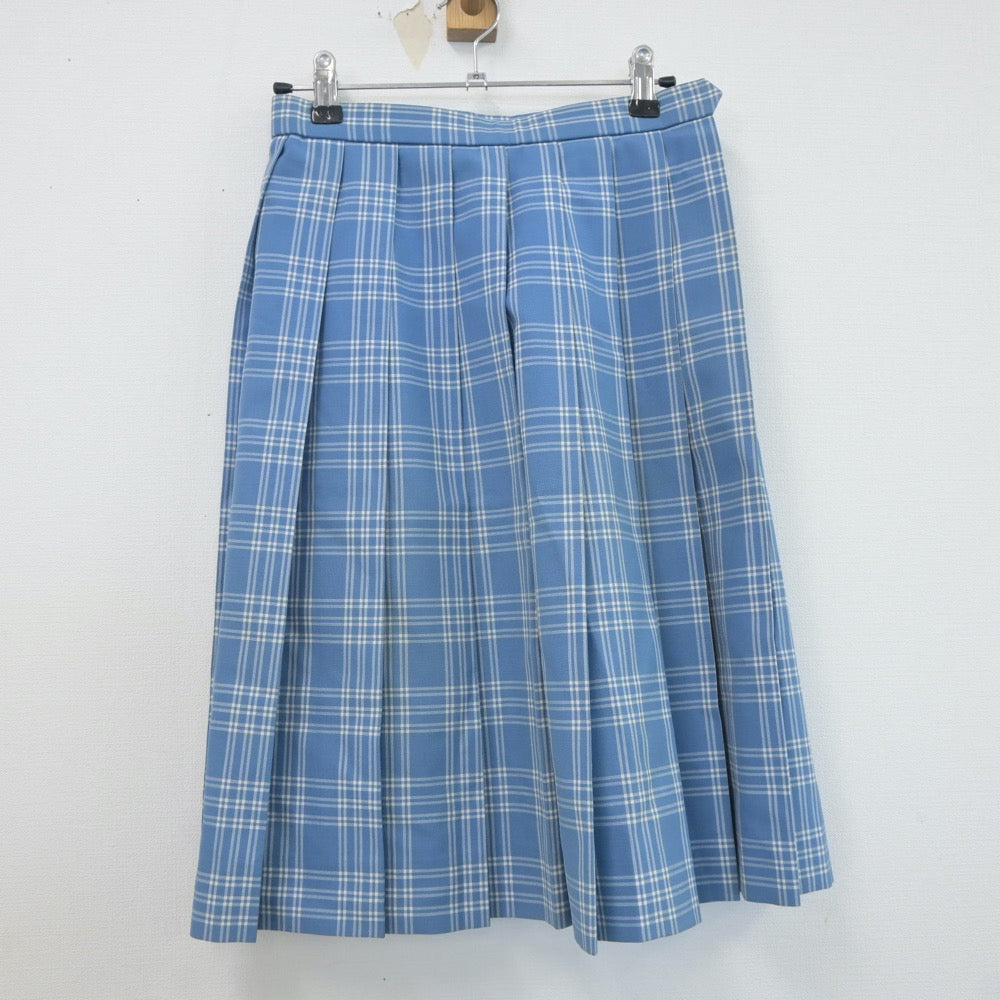 【中古】北海道 北海道東商業高等学校 女子制服 2点（ニットベスト・スカート）sf019793