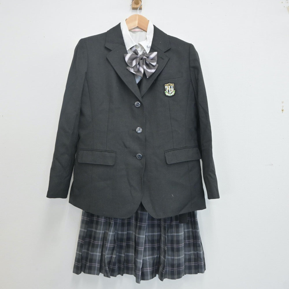 【中古】大阪府 大阪府立りんくう翔南高等学校 女子制服 6点（ブレザー・ニット・シャツ・スカート）sf019794