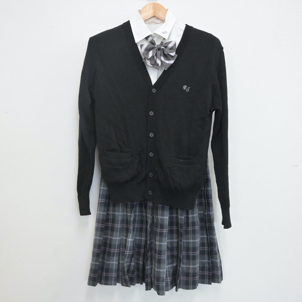 【中古】大阪府 大阪府立りんくう翔南高等学校 女子制服 6点（ブレザー・ニット・シャツ・スカート）sf019794