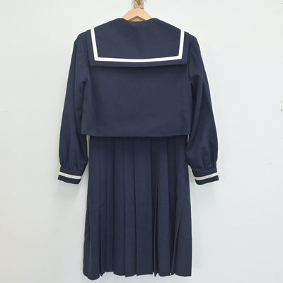 【中古】熊本県 熊本県立第一高等学校 女子制服 2点（セーラー服・ジャンパースカート）sf019797