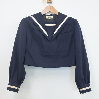 【中古】熊本県 熊本県立第一高等学校 女子制服 2点（セーラー服・ジャンパースカート）sf019797