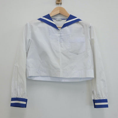 【中古】熊本県 熊本県立第一高等学校 女子制服 2点（セーラー服・スカート）sf019799