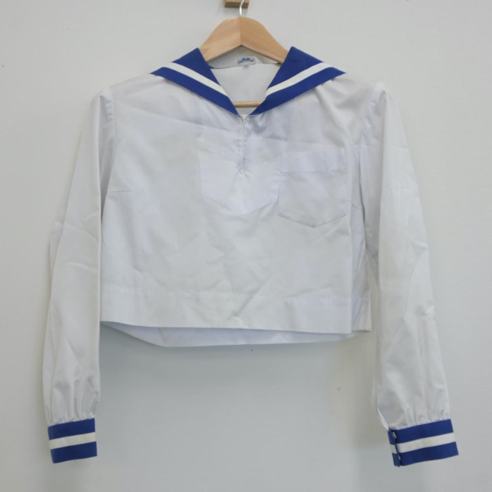 【中古】熊本県 熊本県立第一高等学校 女子制服 3点（セーラー服・スカート）sf019800