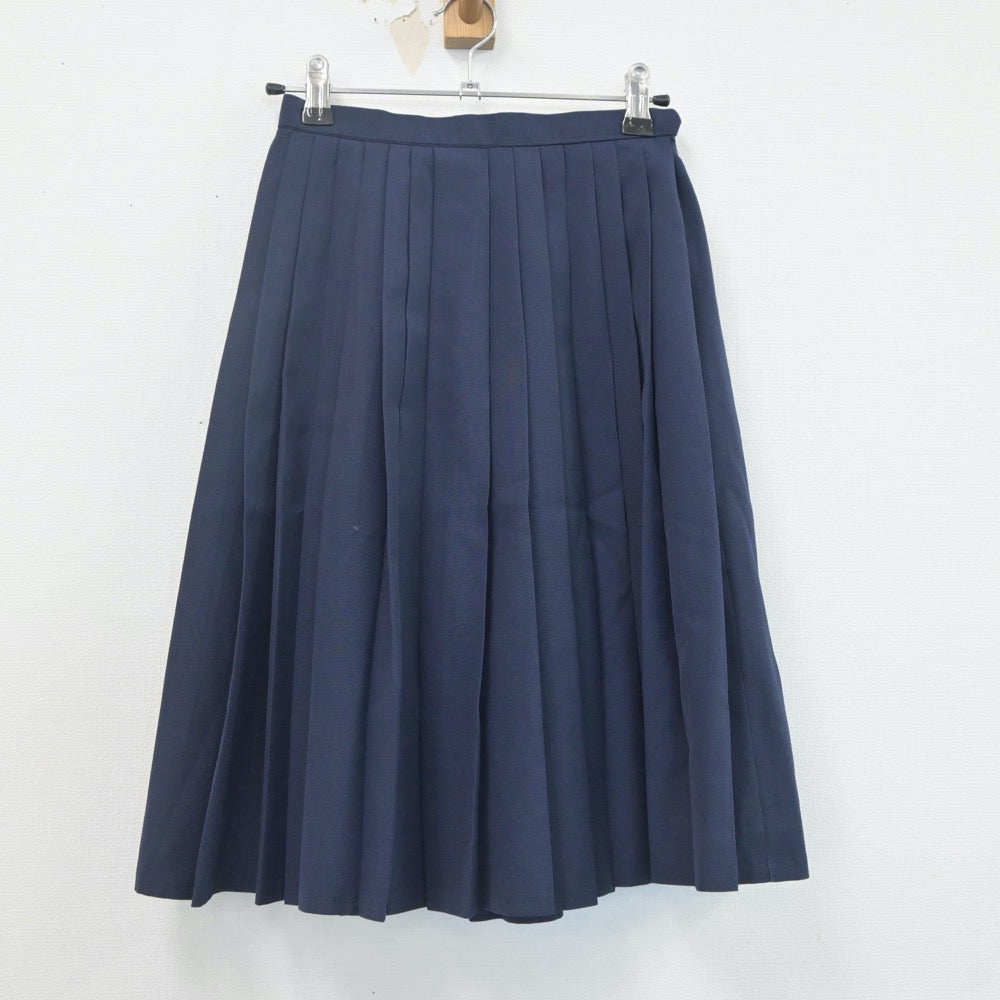 【中古】沖縄県 嘉手納中学校 女子制服 3点（セーラー服・スカート）sf019804