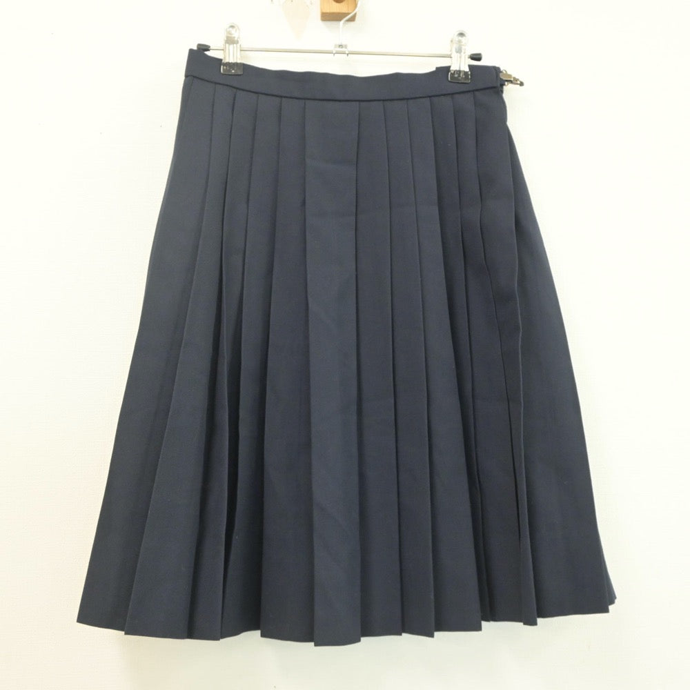 【中古】大阪府 吹田市立千里丘中学校 女子制服 3点（セーラー服・スカート）sf019808