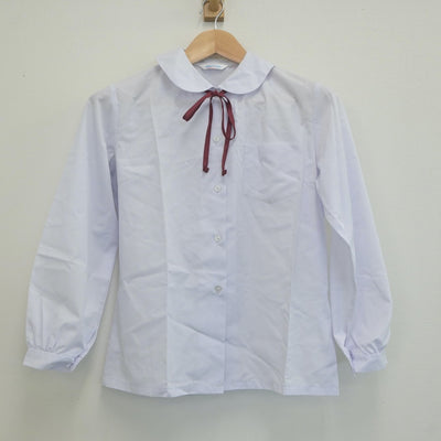 【中古】大阪府 吹田市立千里丘中学校 女子制服 3点（シャツ・スカート）sf019810