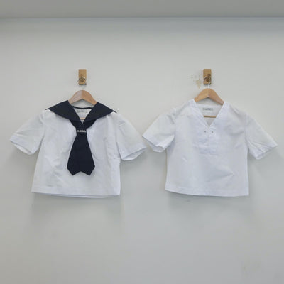 【中古】埼玉県 さいたま市立浦和高等学校 女子制服 4点（セーラー服・スカート）sf019827