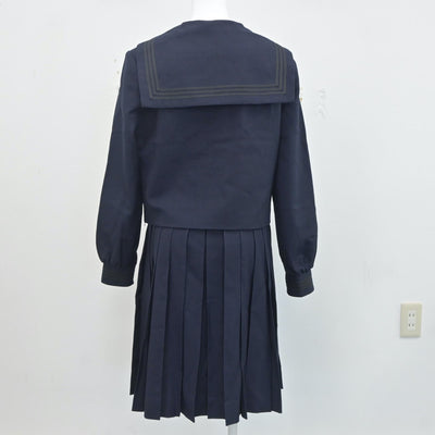 【中古】埼玉県 さいたま市立浦和高等学校 女子制服 3点（セーラー服・スカート）sf019829