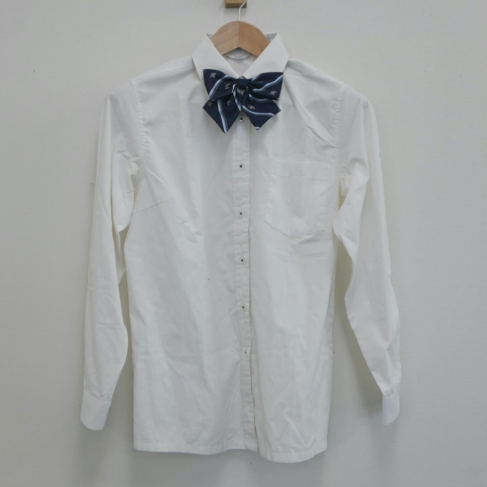 【中古】神奈川県 私立鵠沼高等学校 女子制服 4点（ニット・シャツ・スカート）sf019833