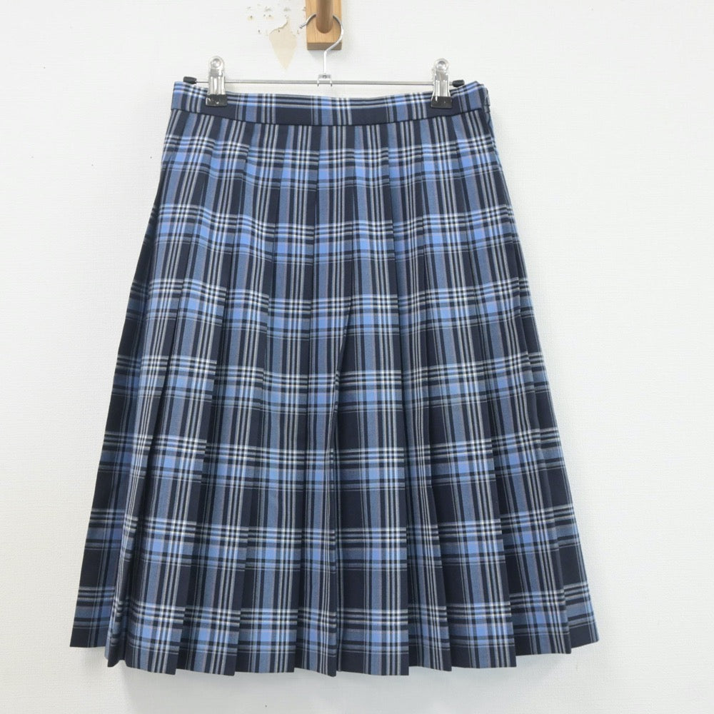 【中古】神奈川県 私立鵠沼高等学校 女子制服 4点（ニットベスト・シャツ・スカート）sf019834