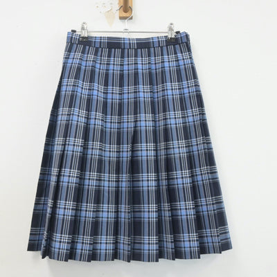 【中古】神奈川県 私立鵠沼高等学校 女子制服 4点（ニットベスト・シャツ・スカート）sf019834