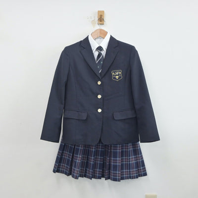 【中古】神奈川県 白鵬女子高等学校 女子制服 4点（ブレザー・シャツ・スカート）sf019845